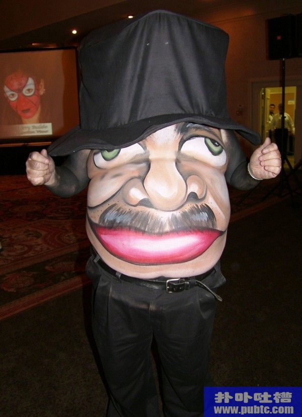 Fatman belly painted