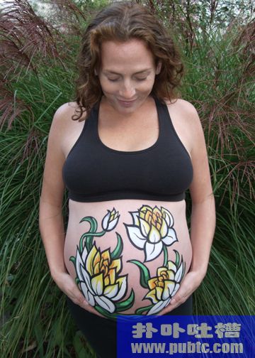 USA belly painting
